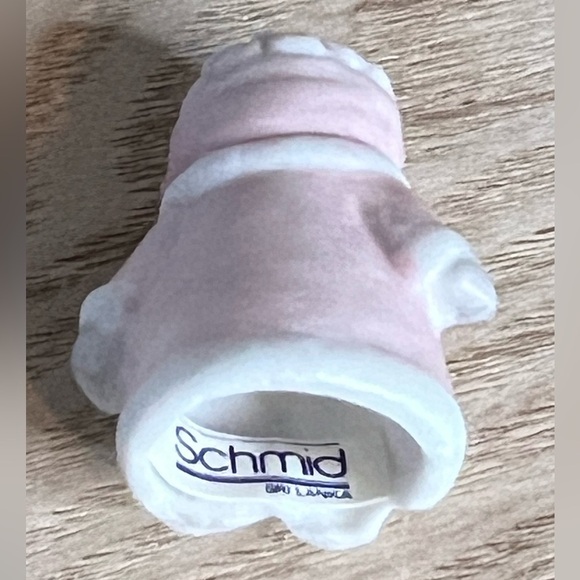 Vintage Kitty Cucumber Figurine Shackman Schmid 1987 Priscilla Time For Bed - Picture 7 of 10